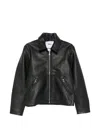 Won Hundred Dutton Leather Jacket In Multi