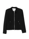 Won Hundred Dutton Zip-up Overshirt In Black