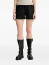 Won Hundred Elastic-waistband Pull-on Shorts In Black