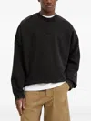 Won Hundred Embroidered-logo Sweatshirt In Black