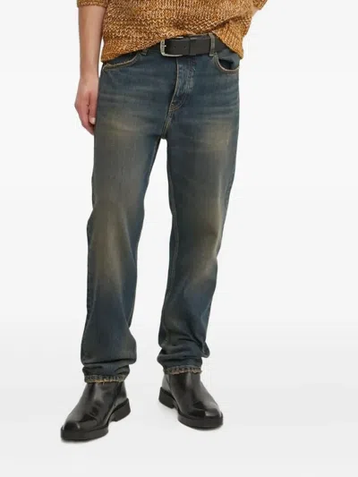 Won Hundred Faded-effect Jeans In Blue