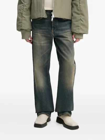 Won Hundred Faded Straight-leg Jeans In Blue