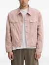 Won Hundred Flap-pocket Denim Jacket In Pink
