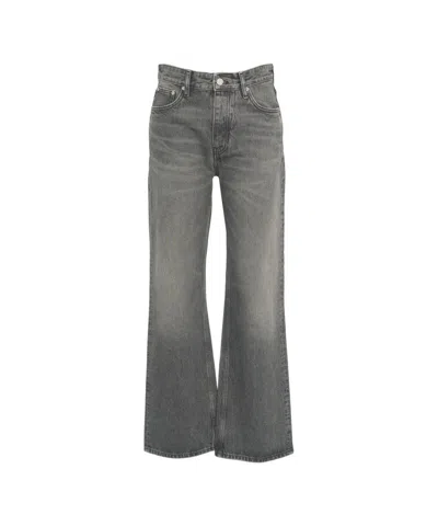 Won Hundred Genoa' Wide Leg Jeans In Gray