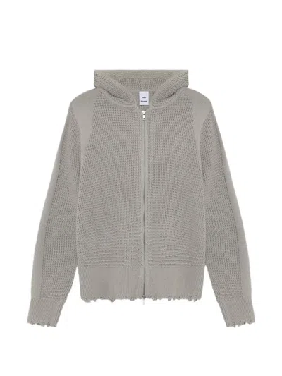 Won Hundred Glasgow Knitted Hoodie In Gray