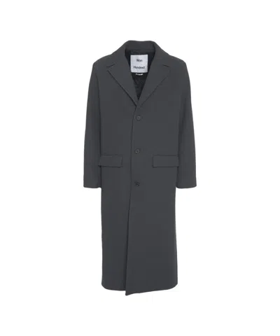 Won Hundred Gray Tailored Wool Blend Coat