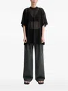 Won Hundred High-neck Top In Black