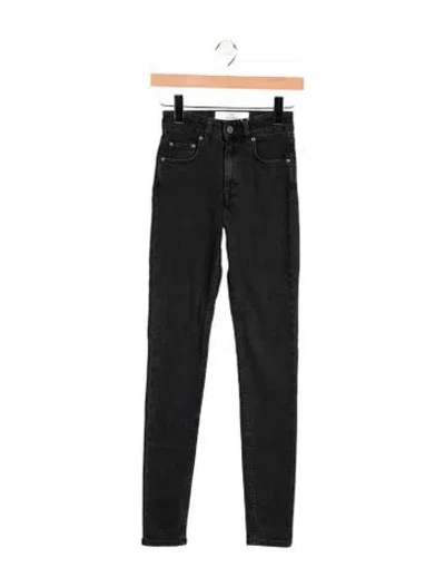 Pre-owned Won Hundred High-rise Skinny Leg Jeans W/ Tags In Black