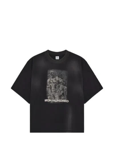 Won Hundred Houston Astro Printed T-shirt In Black