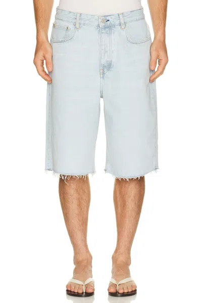 Won Hundred Kayce Denim Shorts In Blue