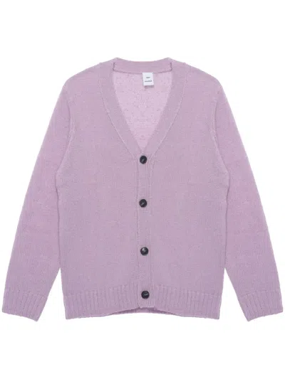 Won Hundred Knitted V-neck Cardigan In 紫色