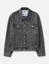 Won Hundred Liverpool Button-fastening Denim Jacket In Black