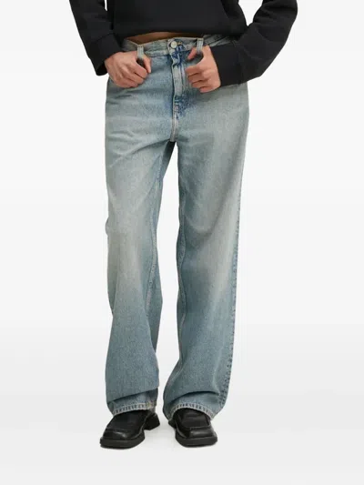 Won Hundred Logo-patch Five-pocket Jeans In Blue