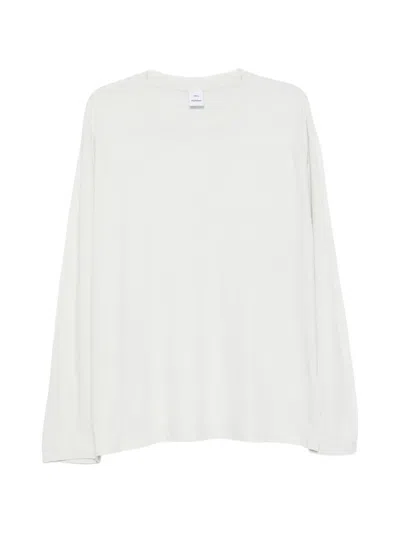 Won Hundred Long-sleeve Cotton T-shirt In 화이트