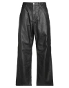Won Hundred Man Pants Black Size L Polyester, Polyurethane In Black