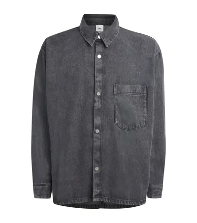 Won Hundred Maza Denim Shirt In Gray