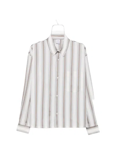 Won Hundred Maza Stripe-print Shirt In White