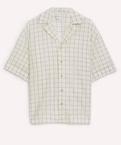 Won Hundred Mens Desmond Check Shirt In Neutral