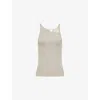Won Hundred Mens Mourning Dove Ami Ribbed Stretch-cotton Tank Top