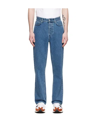 Won Hundred Mid-rise Straight-leg Jeans In Blue