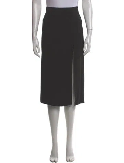 Pre-owned Won Hundred Midi Length Skirt In Gray