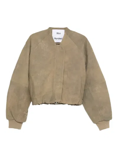 Won Hundred Ola Bomber Jacket In Brown