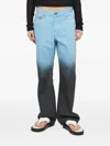 Won Hundred Ombre-design Trousers In Blue