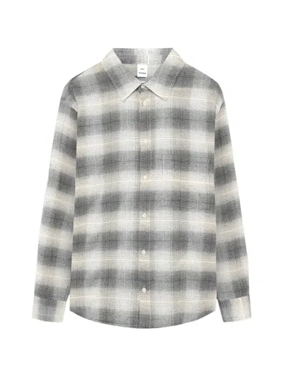 Won Hundred Pete Check-pattern Shirt In Gray