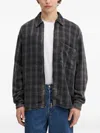 Won Hundred Mens Zayne Zip Shirt In Gray