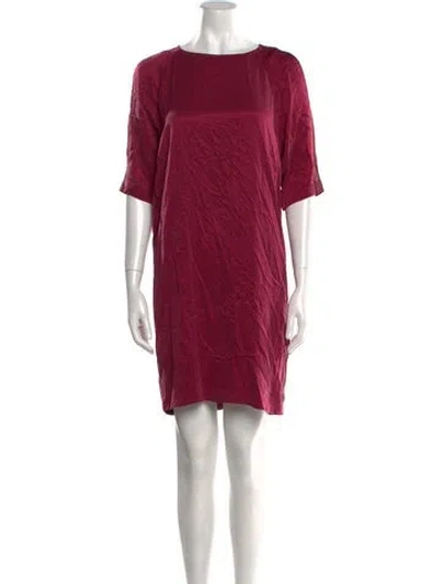 Pre-owned Won Hundred Scoop Neck Mini Dress W/ Tags In Pink