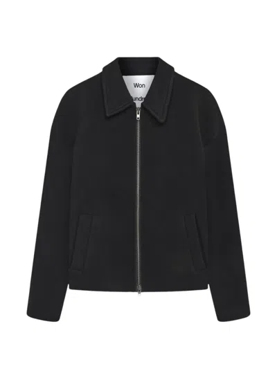 Won Hundred Sebastian Bomber Jacket In Black