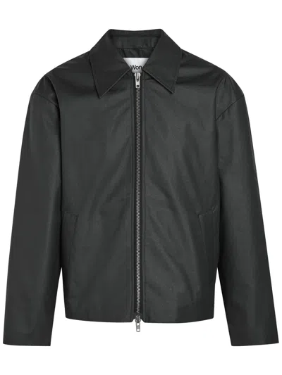 Won Hundred Sebastian Cotton-blend Jacket In Black