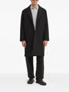 Won Hundred Single-breasted Pocket Coat In Black