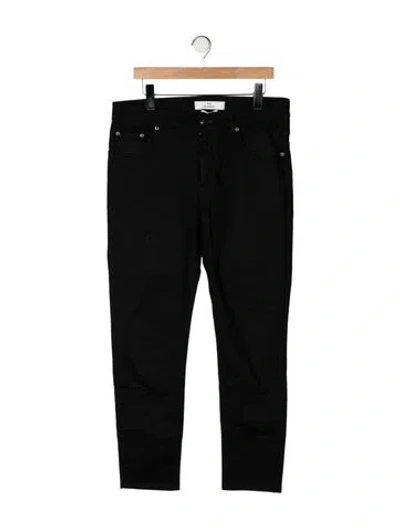 Pre-owned Won Hundred Slim Fit Jeans In Black