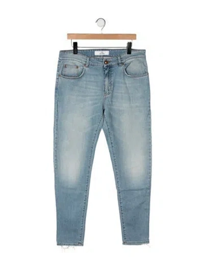 Pre-owned Won Hundred Slim Fit Jeans In Blue