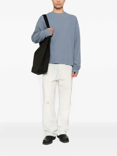 Won Hundred Steven Long-sleeve T-shirt In Blue