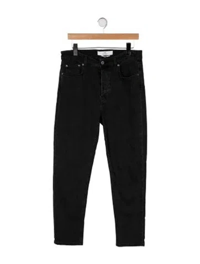 Pre-owned Won Hundred Straight-leg Jeans In Black