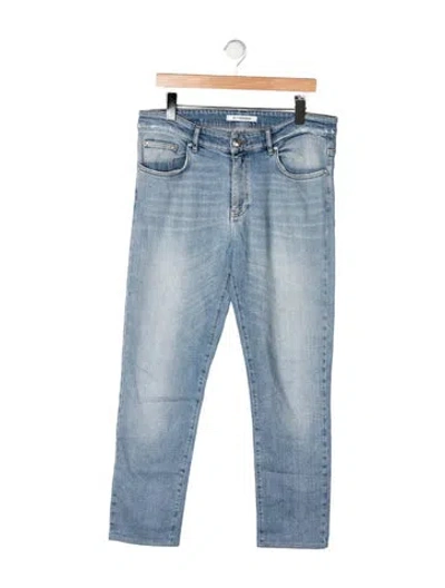 Pre-owned Won Hundred Straight-leg Jeans In Blue
