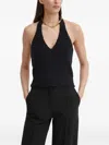 Won Hundred V-neck Top In Black