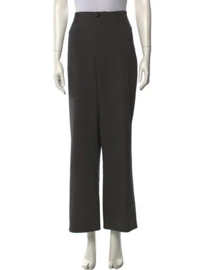 Pre-owned Won Hundred Wide Leg Pants In Green