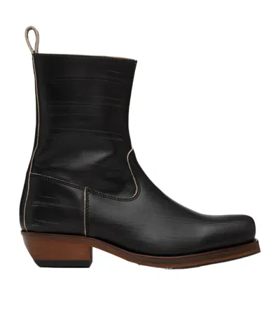 Won Hundred X Sendra Barcelona Collaboration Ankle Boots In Black