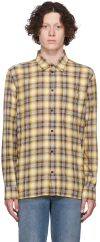 Won Hundred Yellow Rex Shirt In Check
