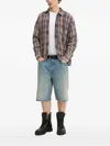 Won Hundred Zayne Checked Zip-up Shirt In Multi