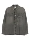 Won Hundred Zayne Denim Shirt In Gray