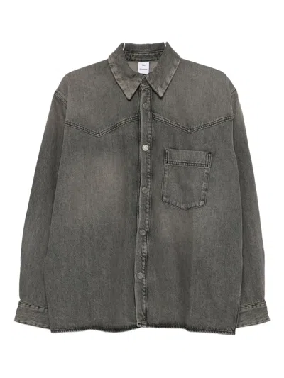 Won Hundred Zayne Denim Shirt In Gray