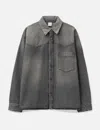 Won Hundred Zayne Denim Shirt In Gray