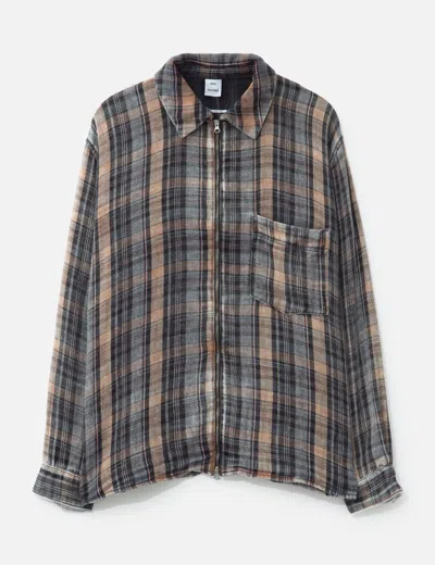 Won Hundred Zayne Zip Shirt In Multi