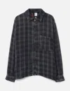 Won Hundred Zayne Zip Shirt In Gray