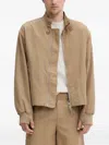 Won Hundred Zip-fastening Ribbed-cuff Jacket In Neutral