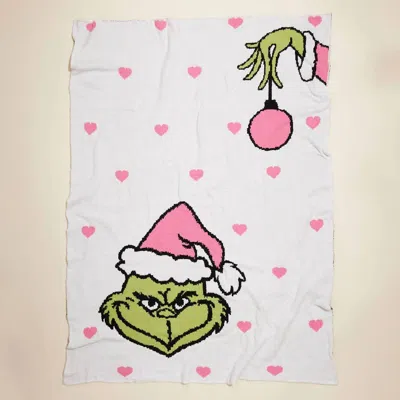 Wona Trading Heart Grinch Blanket In Multi-colored